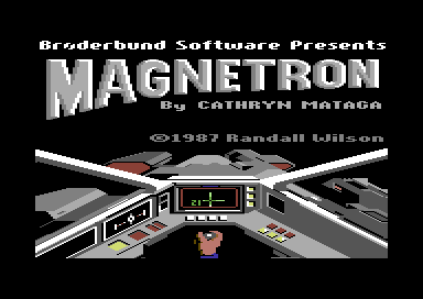 Magnetron (Commodore 64) screenshot: Loading screen.