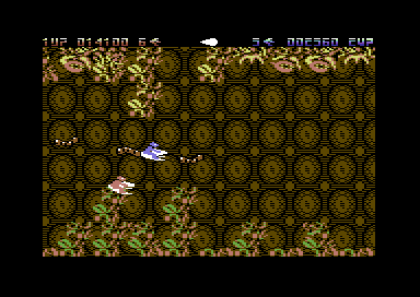 Scorpius (Commodore 64) screenshot: Two player action.