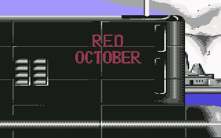 The Hunt for Red October (Commodore 64) screenshot: Red October (in English)