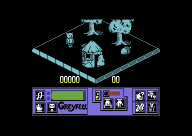 Greyfell: Legend of Norman (Commodore 64) screenshot: Let's go on an adventure.