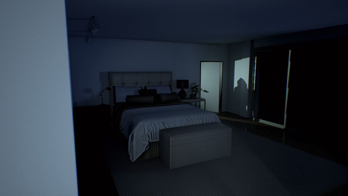 Asemblance (PlayStation 4) screenshot: Following the shadow