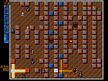 Mega Blast (DOS) screenshot: Deathmatch for 3 people