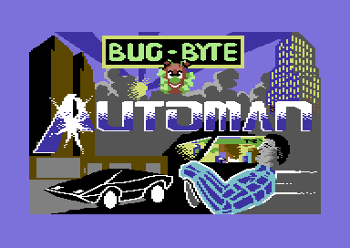 Automan (Commodore 64) screenshot: Loading screen.