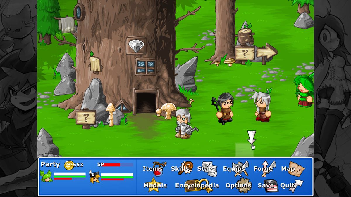 Epic Battle Fantasy 4 (Windows) screenshot: village