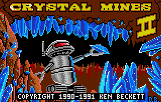 Crystal Mines II (Lynx) screenshot: Title screen