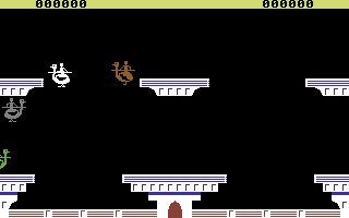 Lancer Lords (Commodore 64) screenshot: Soon the other combatants appear