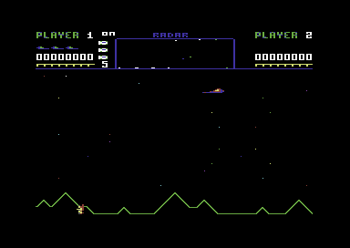 Guardian II: Revenge of the Mutants (Commodore 64) screenshot: Let's go!
