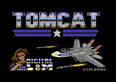 Tomcat (Commodore 64) screenshot: Loading screen.