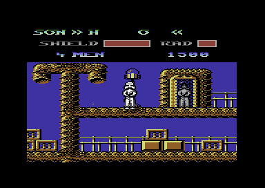 Orion (Commodore 64) screenshot: Another colony.