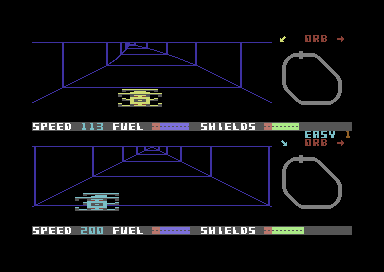 Screenshot of Tunnel Vision (Commodore 64, 1987) - MobyGames