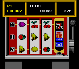 King of Casino (TurboGrafx-16) screenshot: Playing slots
