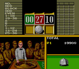 King of Casino (TurboGrafx-16) screenshot: Roulette