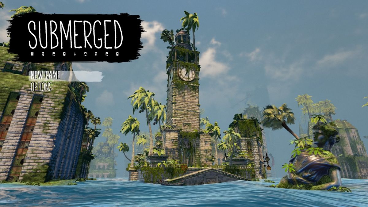 Submerged (PlayStation 4) screenshot: Main menu