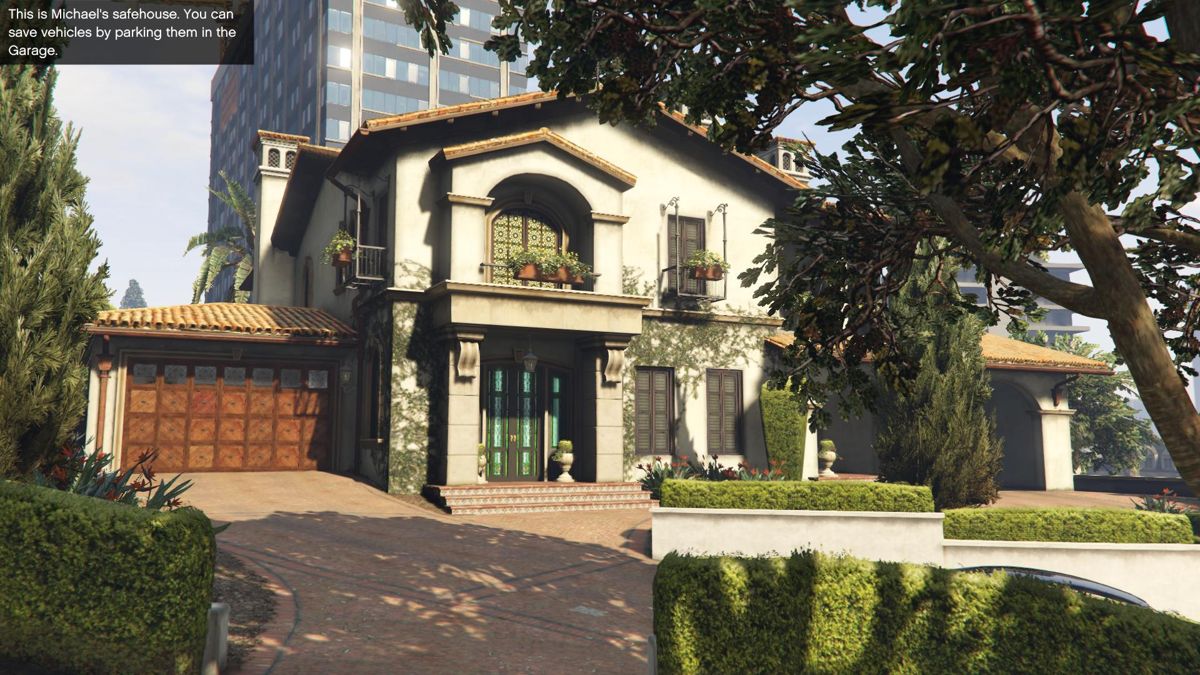 Grand Theft Auto V (Windows) screenshot: Michael's safehouse