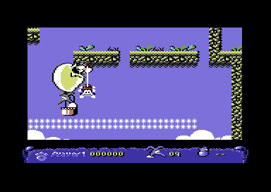 Nobby the Aardvark (Commodore 64) screenshot: Burst.
