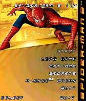 Spider-Man 2 (N-Gage) screenshot: Main Menu