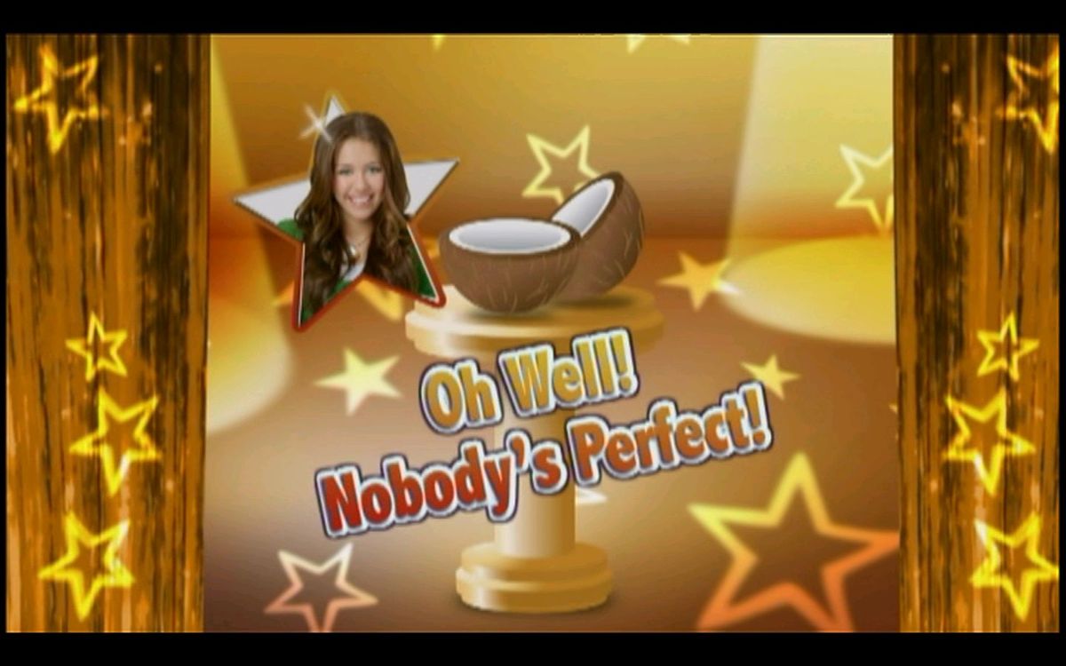 Screenshot of Disney Hannah Montana DVD Game (DVD Player, 2008