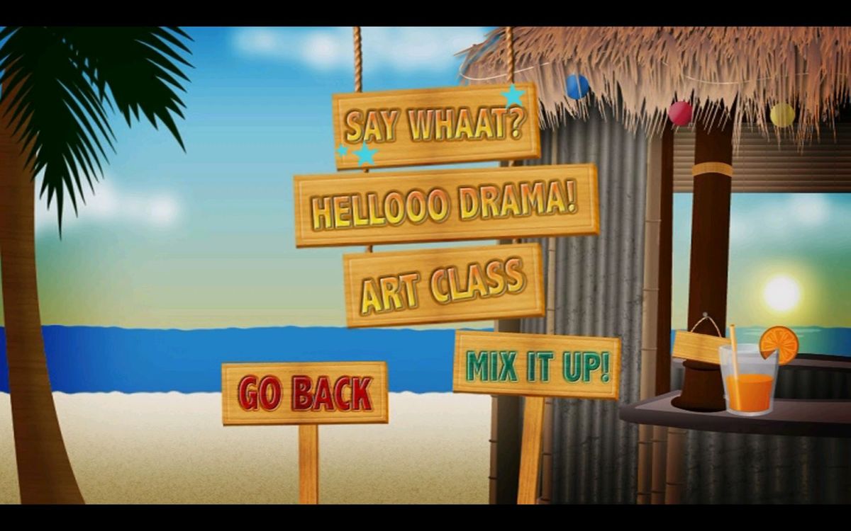 Screenshot of Disney Hannah Montana DVD Game (DVD Player, 2008