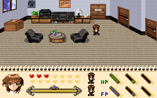 Darkside Story (DOS) screenshot: Suhee's room
