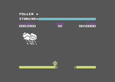 Antics (Commodore 64) screenshot: Not sure what that is.