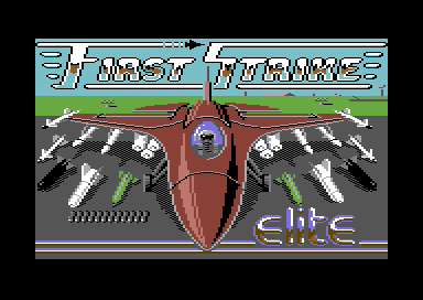 First Strike (Commodore 64) screenshot: Loading screen.