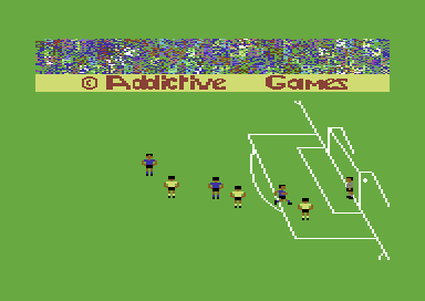 Football Manager (Commodore 64) screenshot: Goal!