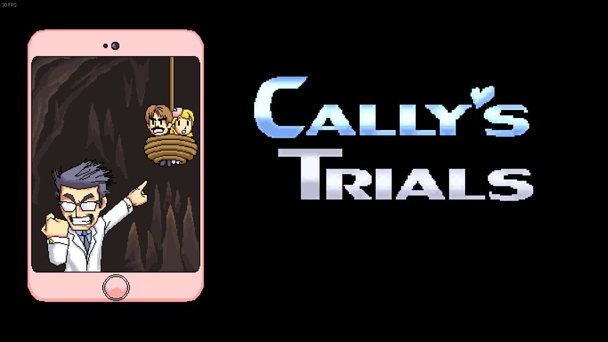 Cally's Caves 2 (Windows) screenshot: Title screen