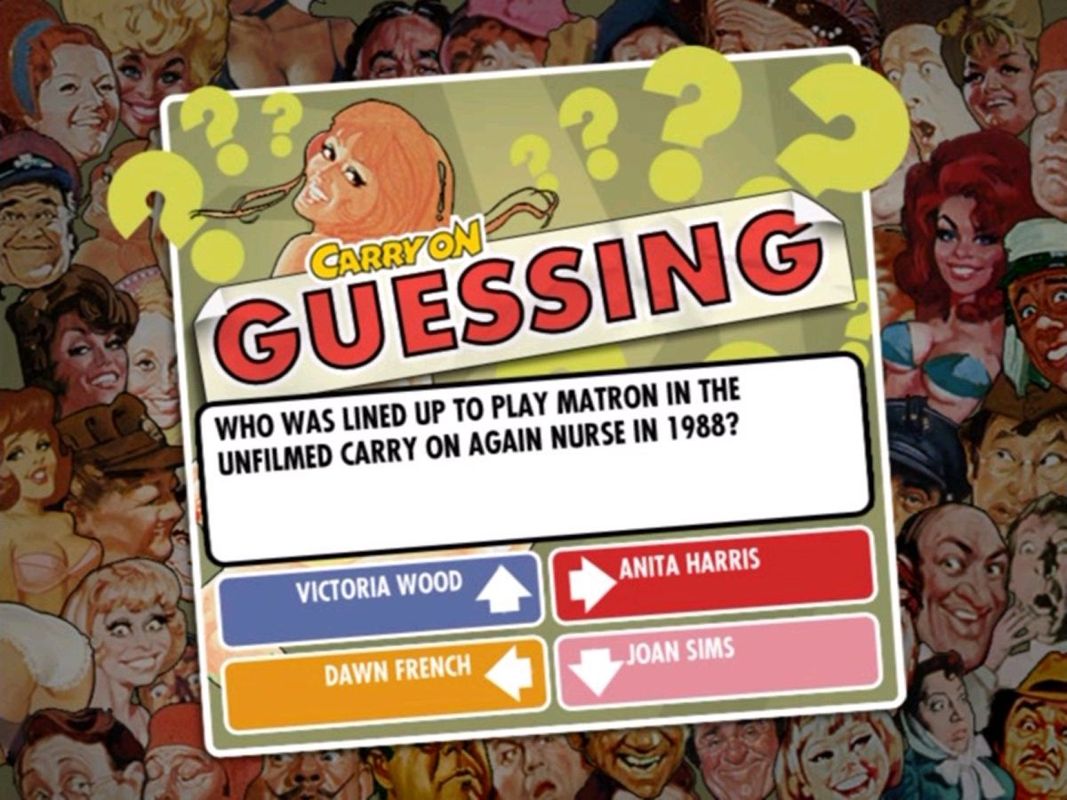 Screenshot of Carry On Quizzing (DVD Player, 2006) MobyGames