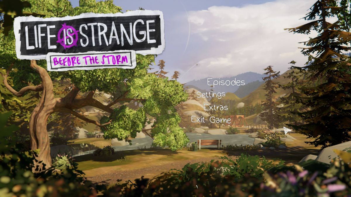 Life Is Strange: Before the Storm - Complete Season (Windows) screenshot: Main menu