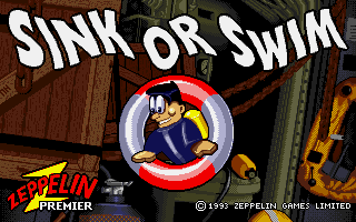 Sink or Swim (DOS) screenshot: Loading Screen