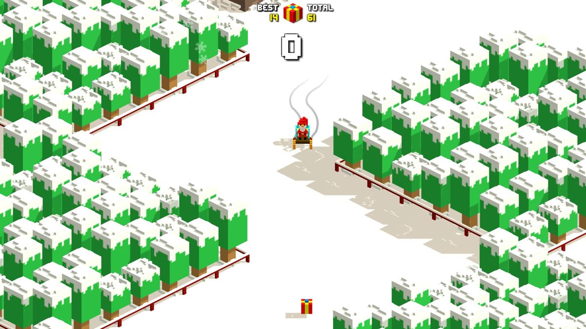Christmas Race 2 (Windows) screenshot: And we're off!