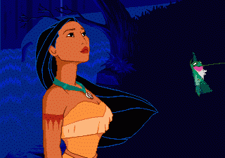 Disney's Pocahontas (Genesis) screenshot: enter: Pocahontas