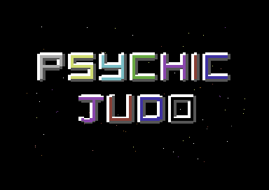 Galactic Games (Commodore 64) screenshot: Psychic Judo.