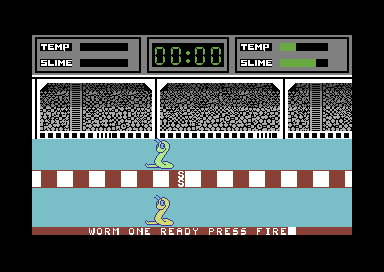Galactic Games (Commodore 64) screenshot: Go!