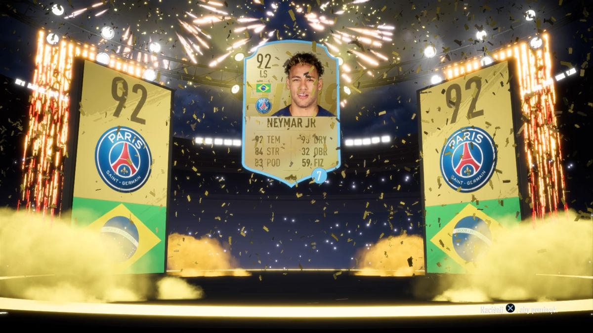 FIFA 19 (PlayStation 4) screenshot: Golden Card - Neymar