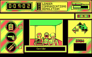 Mayday Squad (DOS) screenshot: The corridor