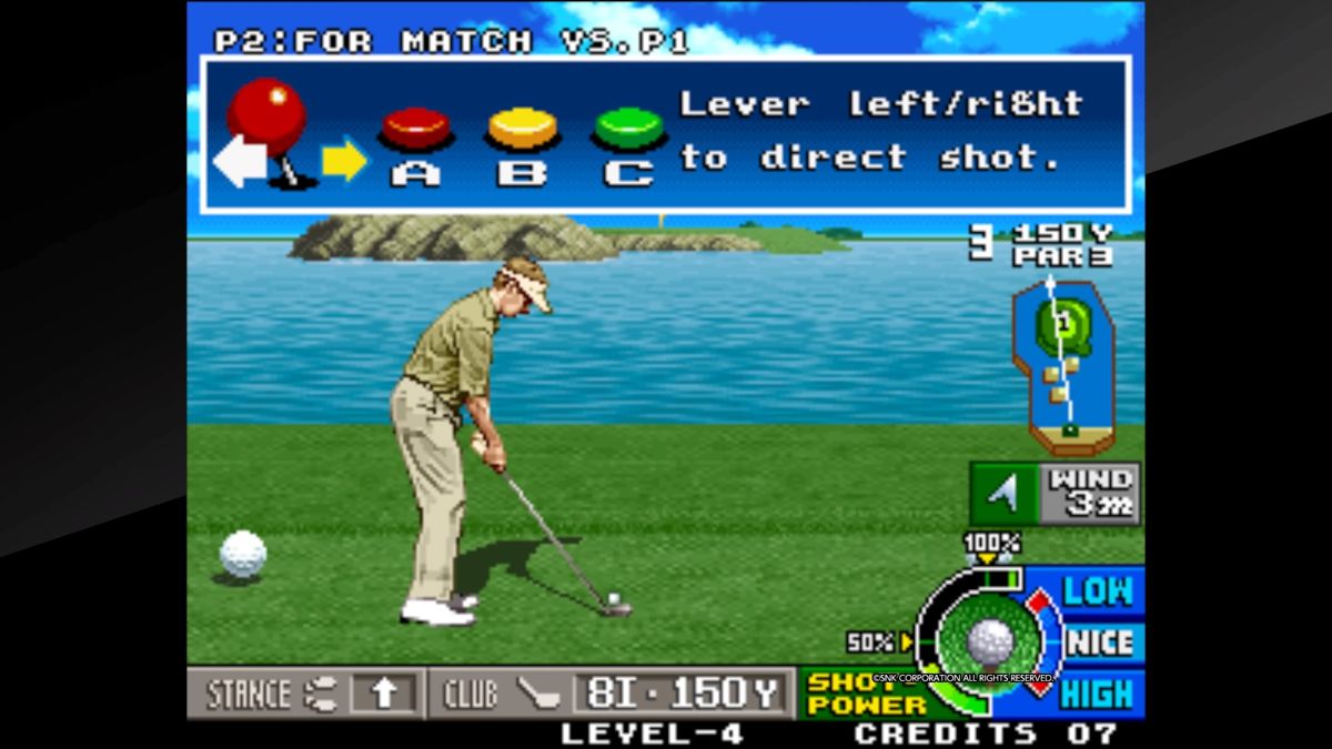 Neo Turf Masters (PlayStation 4) screenshot: Neo Turf Masters - Gameplay tutorial