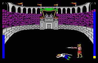 Coliseum (Thomson TO) screenshot: Often the player is defeated