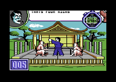 Supersports: The Alternative Olympics (Commodore 64) screenshot: Missed.