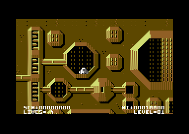 Hades Nebula (Commodore 64) screenshot: Start of the game.