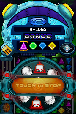 Bejeweled: Twist (Nintendo DS) screenshot: Bomb gem wheel