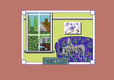 Hampstead (Commodore 64) screenshot: Loading screen.