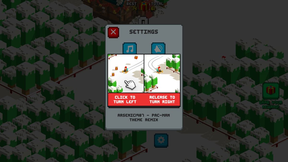 Christmas Race 2 (Windows) screenshot: Instructions