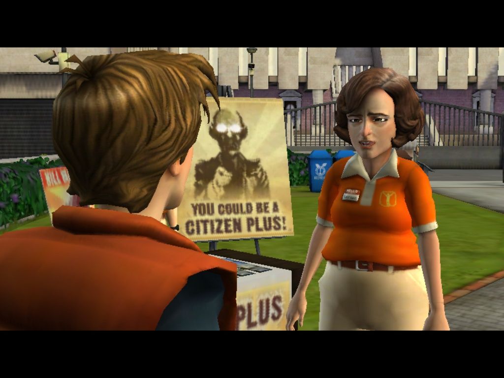 Screenshot of Back to the Future: The Game - Episode 3: Citizen Brown  (iPad, 2011) - MobyGames