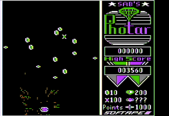 Photar (Apple II) screenshot: My Ship Destroyed