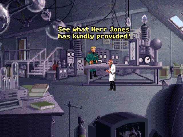 Indiana Jones and the Fate of Atlantis (Windows) screenshot: Secret Nazi laboratory.