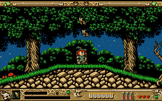 Super Cauldron (DOS) screenshot: Starting out