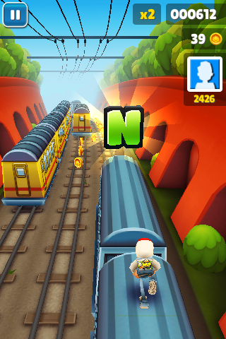 Subway Surfers Screenshots on iOS 