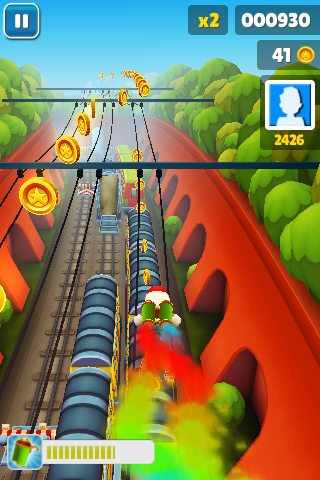 Screenshot of Subway Surfers (iPhone, 2012) - MobyGames