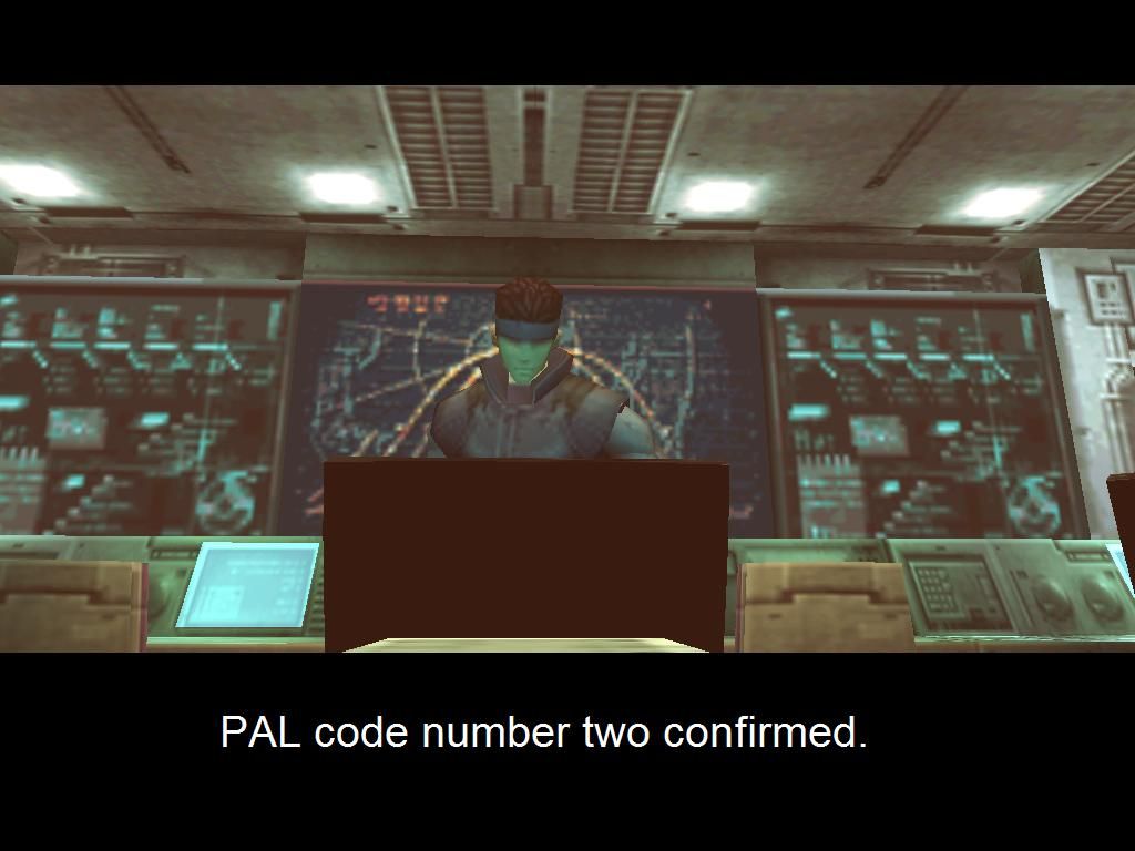 Metal Gear Solid (Windows) screenshot: PAL code, not to be confused with Friend code. Although I would consider both tools of human suffering.